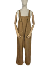 Load image into Gallery viewer, Original 1940's Women's Land Army Dungarees - Waist 42 *