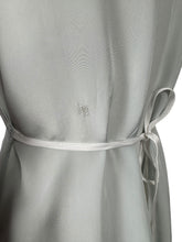 Load image into Gallery viewer, Original 1940's Ice Blue Rayon Nightdress with Lace Detail - Bust 34 36 *