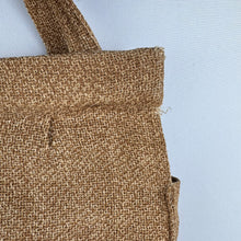 Load image into Gallery viewer, Original Early 20th Century 1910 Embroidered Hessian Bag - Beautiful Antique Handbag