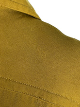 Load image into Gallery viewer, Original 1950's All Wool Gaberdine Dark Chartreuse Coat by Alligator - Bust 38