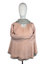 Load image into Gallery viewer, 1940's Single Breasted Light Brown Wool Jacket with Two-tone Buttons - Bust 34 35