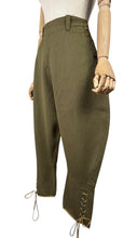 Load image into Gallery viewer, Original 1940's WW2 Women's Land Army Breeches Dated 1943 - Waist 27 29