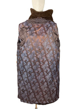 Load image into Gallery viewer, Original 1930's Dark Brown LISPAK British Alpaca Wool Coat with Huge Buttons by Barnett-Hutton - Bust 38 40