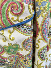 Load image into Gallery viewer, Original Late 1940's Vibrant Cotton Sundress with Paste Trim and Pocket - Bust 38