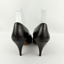 Load image into Gallery viewer, Original 1950's Bally of Switzerland Dark Brown Leather Stiletto Heels - UK 5 5.5