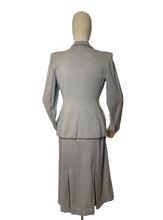 Load image into Gallery viewer, Original 1940's CC41 Pale Blue Grey Utility Wool Suit - Bust 36 38 - As Is