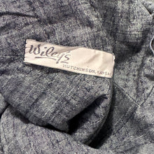 Load image into Gallery viewer, Original Late 1940's Wiley's of Kansas Textured Slate Grey Blue Cotton Suit - Bust 40