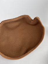 Load image into Gallery viewer, Original 1950's Warm Brown Felt Half Hat with Pleated Grosgrain Trim *
