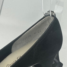 Load image into Gallery viewer, Original 1950's Black Suede Red Cross Court Shoes - Deadstock - Narrow UK 4 *