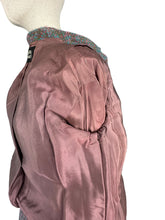 Load image into Gallery viewer, Original Late 1950's or Early 1960's Vibrant Wool Hebe Skirt Suit - Bust 36