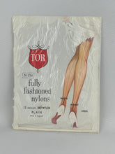 Load image into Gallery viewer, Vintage 1950's Tor Brand Fully Fashioned Nylon Seamed Stockings