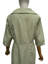 Load image into Gallery viewer, Original 1960's Eric Hill of London Green and Cream Check Wool Dress - Bust 38 *