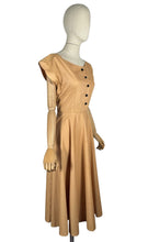 Load image into Gallery viewer, Wounded But Wearable Original 1950's Cotton Day Dress - Bust 36 37 *