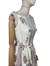 Load image into Gallery viewer, Original 1950’s California Cotton Belted Day Dress - Bust 34 35