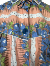 Load image into Gallery viewer, Original 1950's Wounded But Wearable Bright Floral Cotton Dressing Gown - Bust 38 40