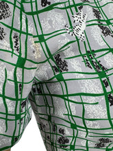 Load image into Gallery viewer, Original 1940's Novelty Print Grey, Green, Black and White Crepe Day Dress Featuring Cats - Bust 32 33 *