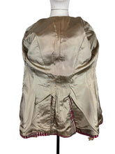 Load image into Gallery viewer, 1970’s Red, Brown and Cream Check Hacking Jacket - Bust 33 34