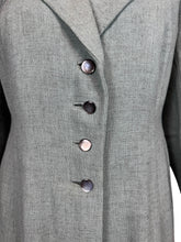 Load image into Gallery viewer, Original 1940’s CC41 Marlbeck Single Breasted Wool Coat In Grey and Black - Bust 36 *