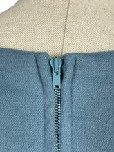 Load image into Gallery viewer, Original 1950's Blue Wool Wiggle Dress with Pockets by John Crowther - Bust 36 *