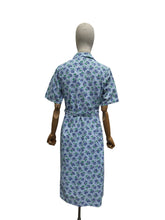 Load image into Gallery viewer, RESERVED - DO NOT BUY Original 1940’s Berry Print Belted Chore Dress with Pockets - Bust 38