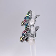 Load image into Gallery viewer, Original 1950’s Pastel Paste Triangle Clip-on Earrings