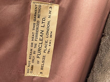 Load image into Gallery viewer, Fabulous Original 1950's Faux Fur Coat with Huge Cuffs, Shawl Collar and Large Buttons - Bust 38" *