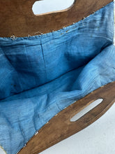 Load image into Gallery viewer, Original Early 20th Century Wool Embroidered Bag with Wooden Frame