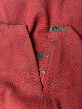 Load image into Gallery viewer, Original 1940’s Red and Brown Herringbone Double Breasted Suit - Bust 36