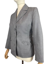 Load image into Gallery viewer, Original 1940's Grey Wool Single Breasted Jacket by F.A.Brackley - Bust 34 36 *