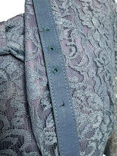 Load image into Gallery viewer, Original 1950's Lavender Blue Lace Dress, Bolero and Jacket Set by Mynette - Bust 38