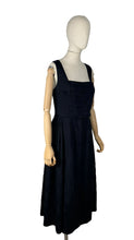 Load image into Gallery viewer, Vintage Austrian Traditional Black Dirndl Dress by Salzburger Trachten Osterreich von Wenger - Bust 34 *