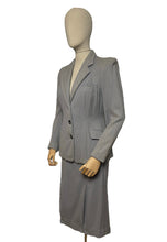Load image into Gallery viewer, Original 1940's CC41 Pale Blue Grey Utility Wool Suit - Bust 36 38 - As Is