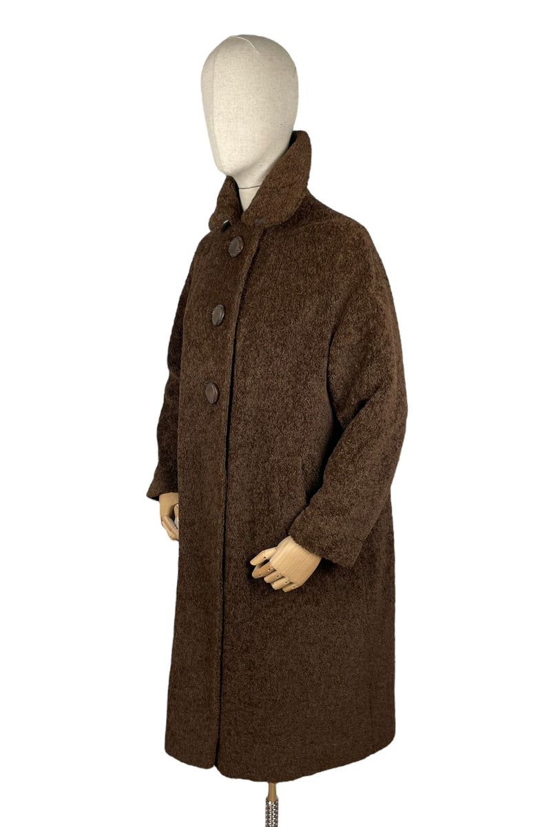 1930s Premium Wrap Coat - Mosswood