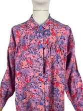 Load image into Gallery viewer, Original 1940's CC41 Pink Floral Cotton Smock - Bust 38 40 42 *