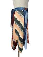 Load image into Gallery viewer, Original Home Made 1940's Apron Made from 1940's Ties with Dogs, Leaves, Birds and Boats