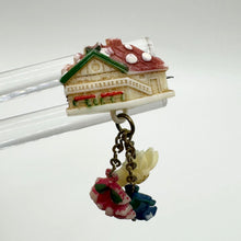 Load image into Gallery viewer, Original 1950's Mid Century Tyrolean Tourist Brooch with Alpine House and Flowers