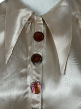 Load image into Gallery viewer, Original 1930’s 1940’s Dickie Blouse with Spearpoint Collar - Bust 34 *