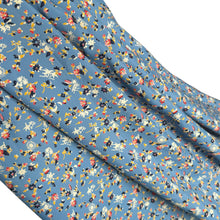 Load image into Gallery viewer, Original 1930's 1940's Cornflower Blue Cold Rayon Novelty Print Dressmaking Fabric - 38" x 140" *