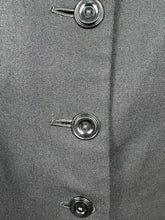 Load image into Gallery viewer, Original 1940's Inky Black Wool Single Breasted Suit Jacket - Bust 40
