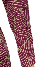 Load image into Gallery viewer, Original 1930's Art Deco Long Sleeved Belted Day Dress in Burgundy and Green - Bust 32 34 *