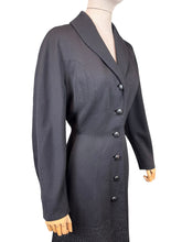 Load image into Gallery viewer, RESERVED FOR KELLY Stunning Original 1950's Princess Coat with Intricate Soutache Detailing by Crayson Model - Bust 36 38