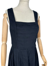 Load image into Gallery viewer, Vintage Austrian Traditional Black Dirndl Dress by Salzburger Trachten Osterreich von Wenger - Bust 34 *