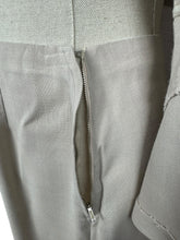 Load image into Gallery viewer, Original 1940's Beige Lightweight Wool Belted Summer Suit with Bright Red Buttons - Bust 40