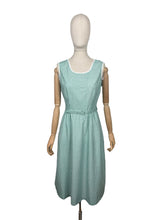 Load image into Gallery viewer, Original 1950's Green and White Check Three Piece Dress, Bolero and Belt Set by Kerrybrooke - Bust 38