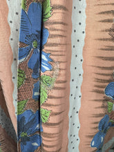 Load image into Gallery viewer, Original 1950's Wounded But Wearable Bright Floral Cotton Dressing Gown - Bust 38 40