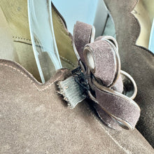 Load image into Gallery viewer, Original 1940's CC41 High Style Platform Shoes with Scalloped Edge - UK 5.5 6