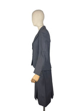 Load image into Gallery viewer, Original 1930's Single Breasted Grey Wool Pinstripe Suit - Bust 34 36