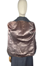 Load image into Gallery viewer, Original 1930's Single Breasted Grey Wool Pinstripe Suit - Bust 34 36