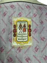 Load image into Gallery viewer, Vintage Austrian Traditional Black Dirndl Dress by Salzburger Trachten Osterreich von Wenger - Bust 34 *