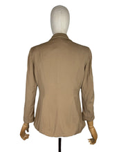 Load image into Gallery viewer, Original 1940's Camel Coloured Single Breasted Jacket - Bust 36